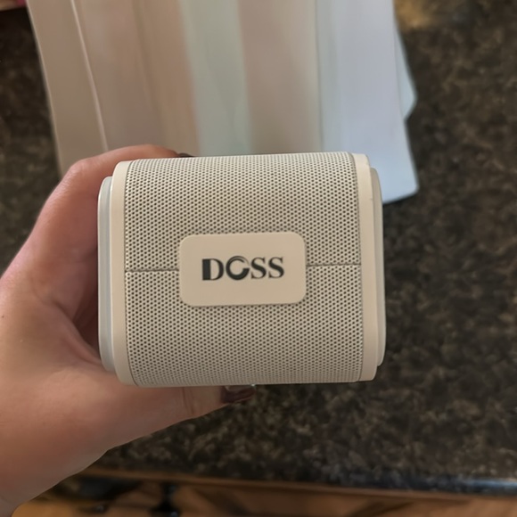 Doss Speaker in White; great speaker; used frequently; no charger included - Picture 2 of 3